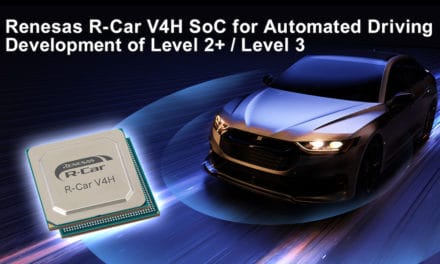 Renesas Unveils R-Car V4H for Automated Driving Level 2+ / Level 3 to Support High-Volume Vehicle Production in 2024