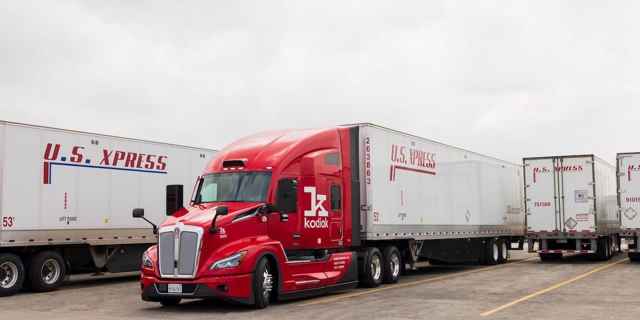 Kodiak Robotics and U.S. Xpress Announce Partnership; Pilot Continuous Autonomous Freight Operations Between Dallas-Fort Worth and Atlanta