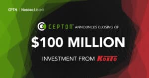 Cepton Announces Closing of $100 Million Investment from Koito Manufacturing