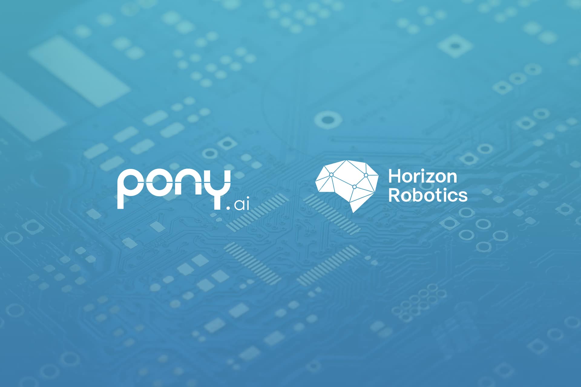Pony.ai and Horizon Robotics Partner to Create a Comprehensive Smart Driving Solution for OEMs