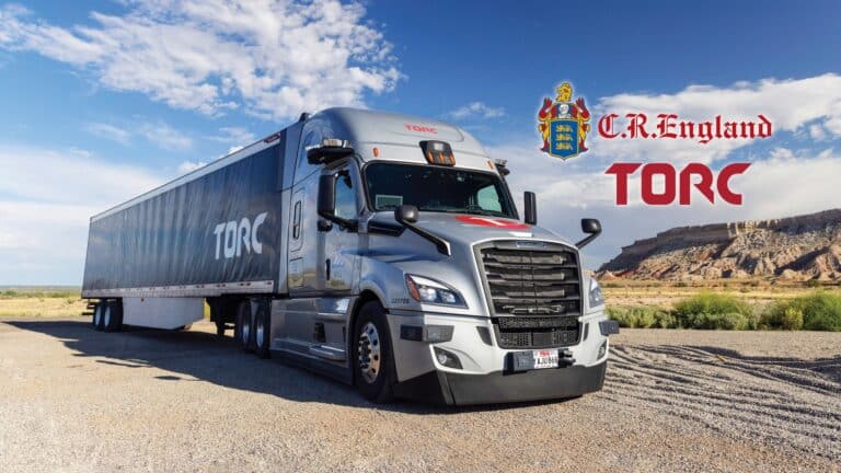Torc Robotics and C.R. England Partner for Autonomous Truck Pilot Program