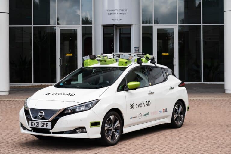 Nissan Spearheads UK Autonomous Driving Project