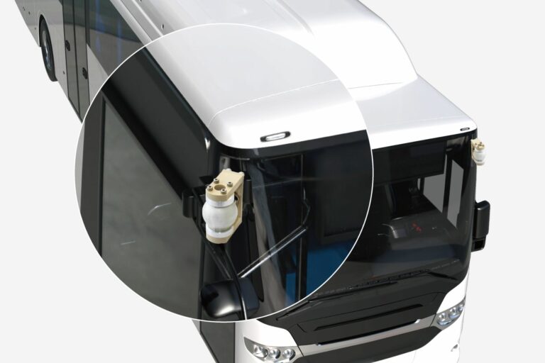 NEG's Lens Antenna Boosts Self-Driving Bus Communication