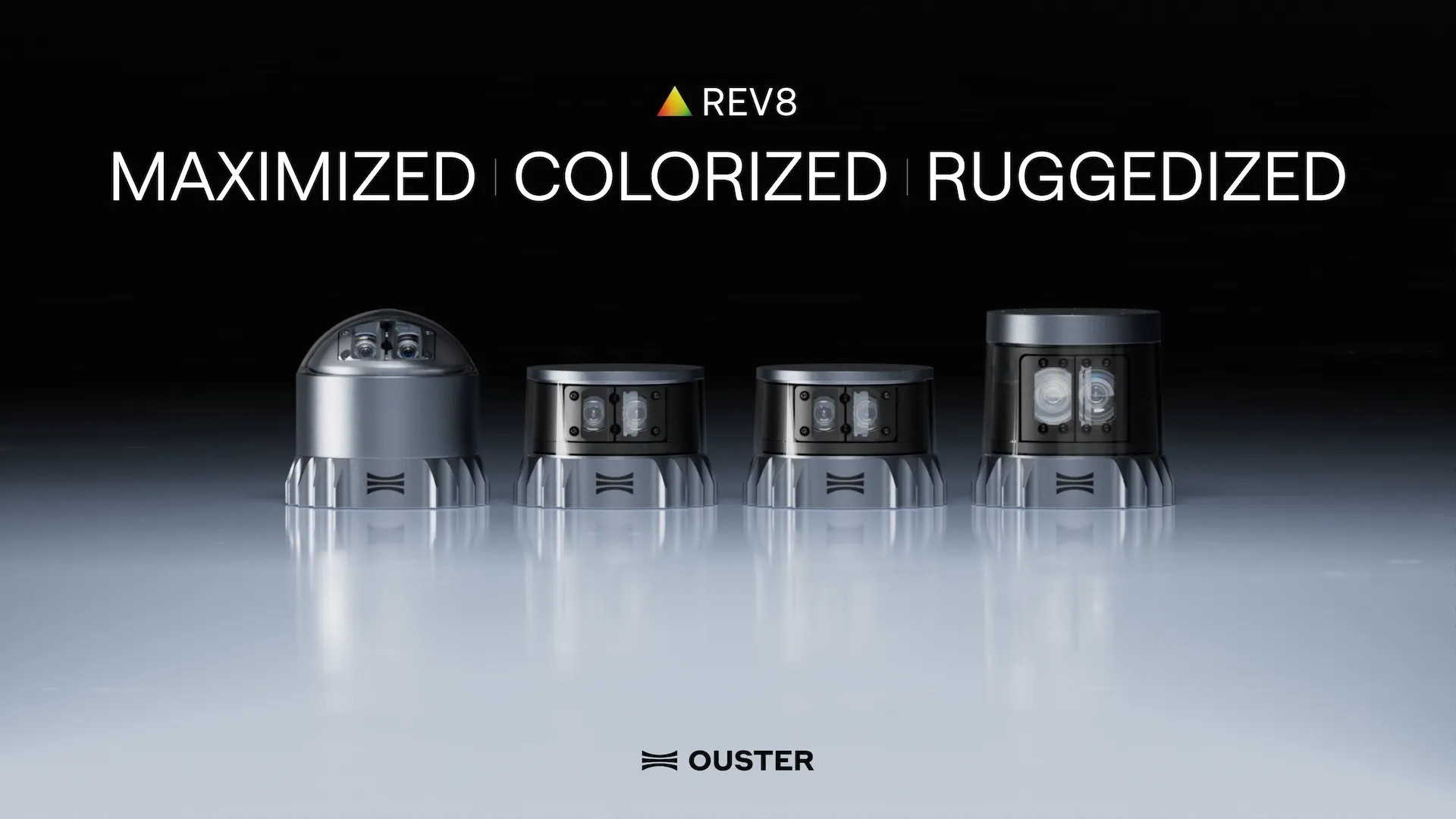 Ouster Unveils Rev8 Lidar Family With Native Color Sensing and L4 Silicon