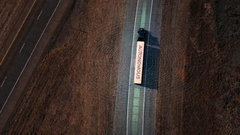 Torc autonomous Class 8 truck illustrating the company's AV 3.0 trucking autonomy software.