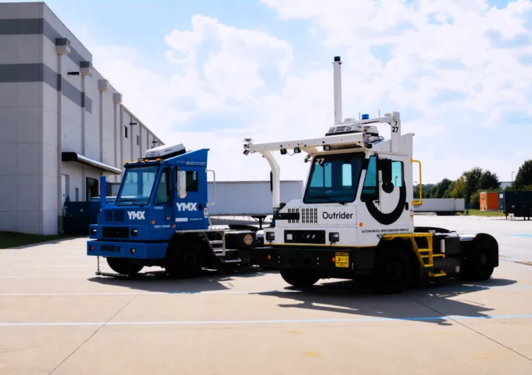 YMX Logistics and Outrider partnership for autonomous yard trucks at enterprise shipper sites